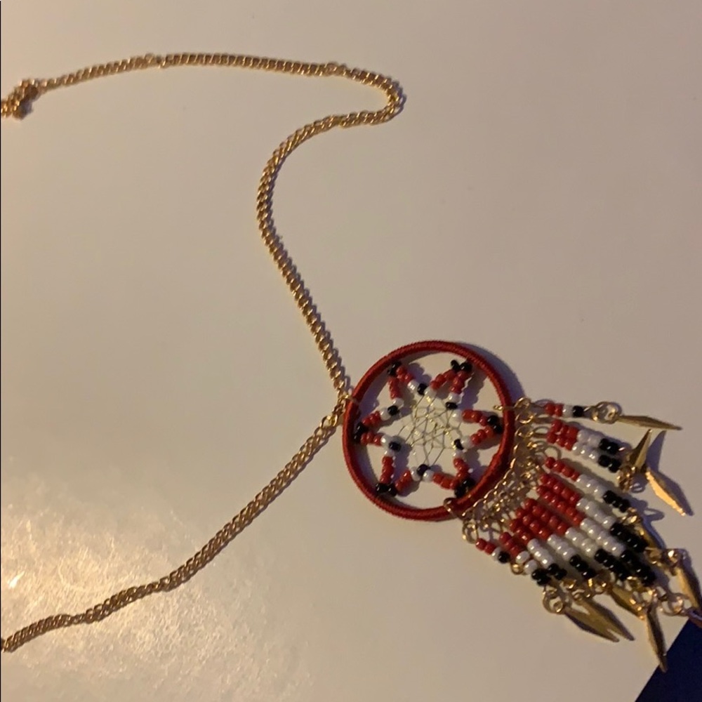 Dream catcher necklace